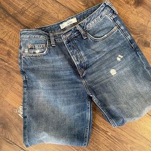 Top shop Hayden Moto Distressed Jeans